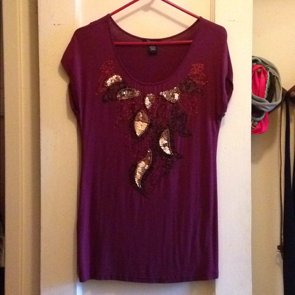 Timing Sequined Top